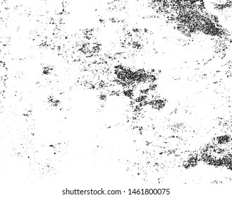 Abstract vector texture background. Black and white pattern of spots, cracks, dots, chips