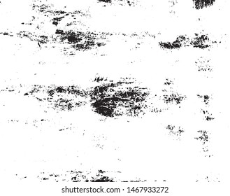 Abstract vector texture background. Black and white pattern of spots, cracks, dots, chips