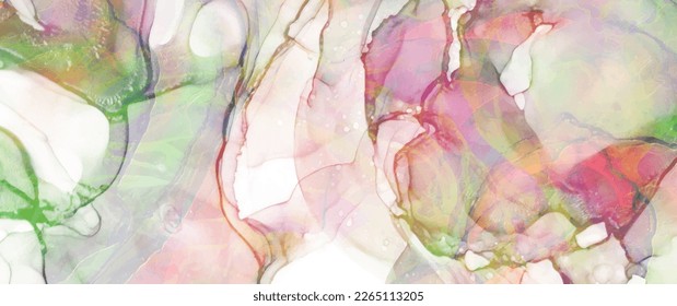 Abstract vector texture background for cover design, poster, cover, banner, flyer, cards and design interior. Flowers backdrop. Colorful ink illustration. Fluid art. Stone texture. Marble. Color glass