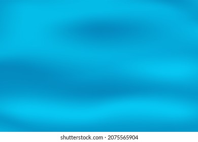 Resumen de textura vectorial de tela o líquido en tonos azules. Fondo con pliegues y olas. Ilustración gráfica del agua.