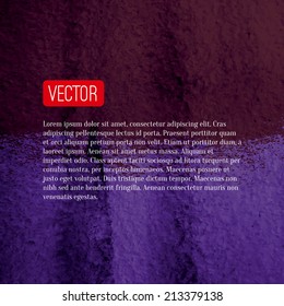 Abstract vector textured background with place for your text. Poster design template. Book cover, flayer, card, business report design concept. Watercolor background. Wall texture.