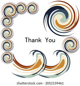 Abstract vector of thanksgiving with soft colors and pleasing to the eye, especially for greeting card designs
