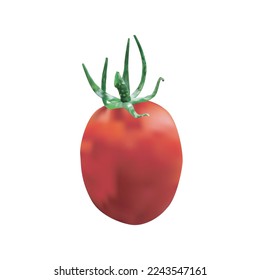 Abstract Vector Tomato Design. Stock Illustration.