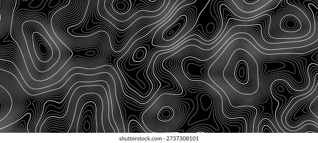 Textura topográfica mapa Vector