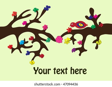 abstract vector tree.
