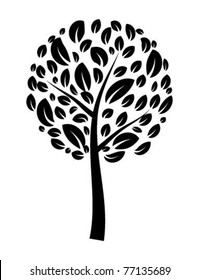 abstract vector tree