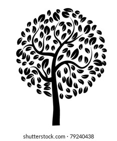 abstract vector tree