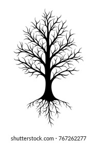 Tree Life Vector Illustration Tree Roots Stock Vector (Royalty Free ...