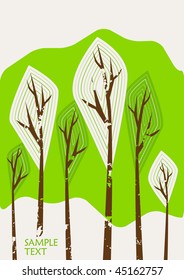 Abstract vector trees