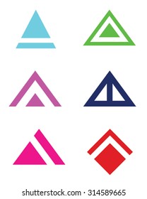 Abstract Vector Triangle and Arrowhead Set