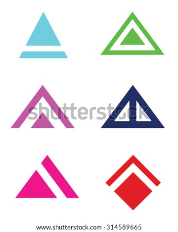 Abstract Vector Triangle and Arrowhead Set