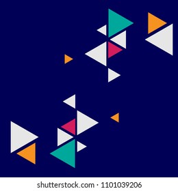 Abstract Vector Triangle Background 