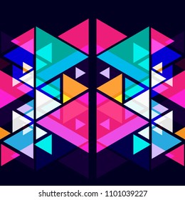 Abstract Vector Triangle Background 