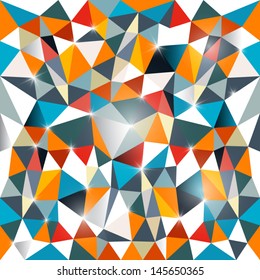 Abstract vector triangle background