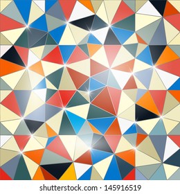 Abstract vector triangle background 
