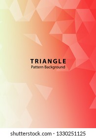 Abstract vector triangle background Applicable for design cover, presentation, invitation, flyer, annual report, poster and business card, desing packaging - Vector