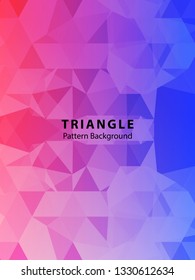 Abstract vector triangle background Applicable for design cover, presentation, invitation, flyer, annual report, poster and business card, desing packaging - Vector