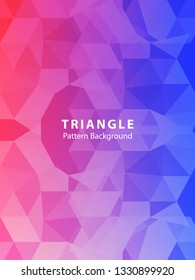 Abstract vector triangle background Applicable for design cover, presentation, invitation, flyer, annual report, poster and business card, design packaging - Vector