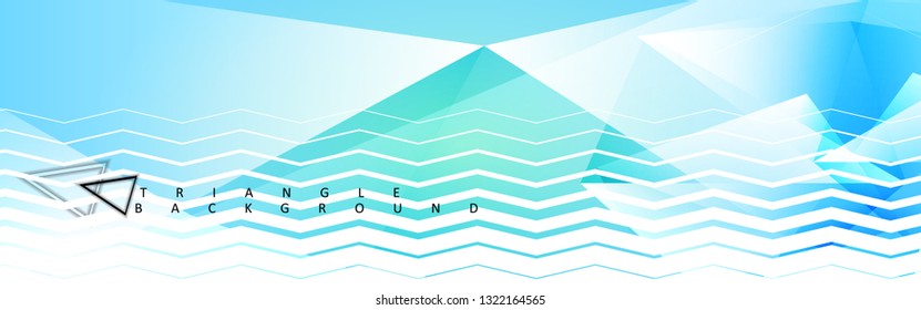 Abstract vector triangle background with colorful gradient. Vector EPS 10. Vector illustration