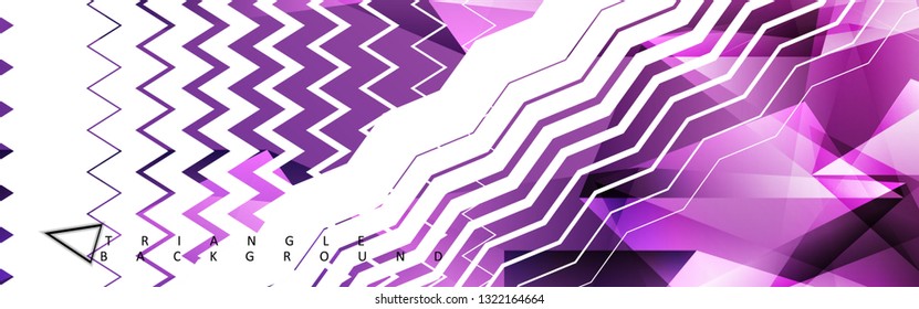 Abstract vector triangle background with colorful gradient. Vector EPS 10. Vector illustration