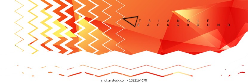 Abstract vector triangle background with colorful gradient. Vector EPS 10. Vector illustration