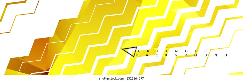 Abstract vector triangle background with colorful gradient. Vector EPS 10. Vector illustration