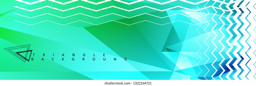 Abstract vector triangle background with colorful gradient. Vector EPS 10. Vector illustration