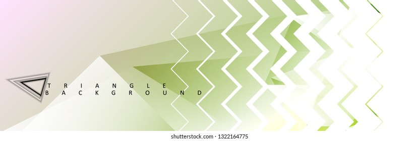 Abstract vector triangle background with colorful gradient. Vector EPS 10. Vector illustration