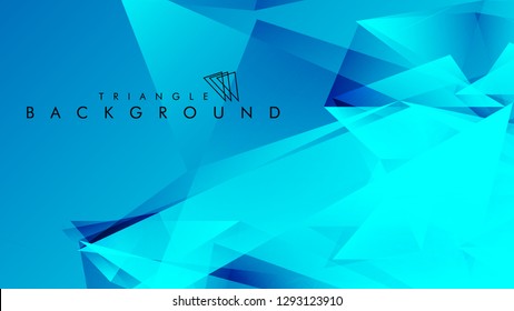 Abstract vector triangle background for use in design in eps 10