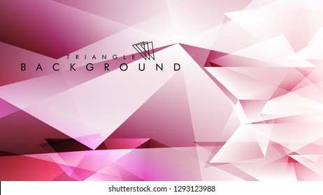 Abstract vector triangle background for use in design in eps 10