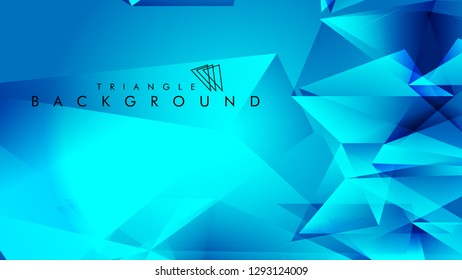 Abstract vector triangle background for use in design in eps 10