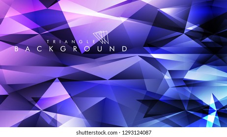 Abstract vector triangle background for use in design in eps 10