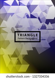 Abstract vector triangle background for use in design in eps 10  Applicable for design cover, presentation, invitation, flyer, annual report, poster and business card, desing packaging – Vector