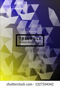 Abstract vector triangle background for use in design in eps 10  Applicable for design cover, presentation, invitation, flyer, annual report, poster and business card, desing packaging – Vector