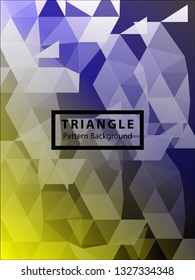 Abstract vector triangle background for use in design in eps 10  Applicable for design cover, presentation, invitation, flyer, annual report, poster and business card, desing packaging – Vector