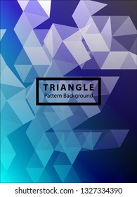 Abstract vector triangle background for use in design in eps 10  Applicable for design cover, presentation, invitation, flyer, annual report, poster and business card, desing packaging – Vector