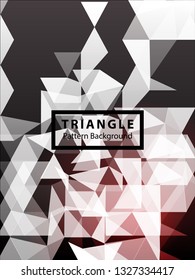 Abstract vector triangle background for use in design in eps 10  Applicable for design cover, presentation, invitation, flyer, annual report, poster and business card, desing packaging – Vector