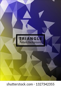 Abstract vector triangle background for use in design in eps 10  Applicable for design cover, presentation, invitation, flyer, annual report, poster and business card, desing packaging – Vector