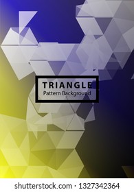 Abstract vector triangle background for use in design in eps 10  Applicable for design cover, presentation, invitation, flyer, annual report, poster and business card, desing packaging – Vector