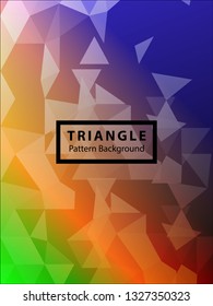 Abstract vector triangle background for use in design in eps 10  Applicable for design cover, presentation, invitation, flyer, annual report, poster and business card, desing packaging – Vector