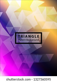 Abstract vector triangle background for use in design in eps 10  Applicable for design cover, presentation, invitation, flyer, annual report, poster and business card, desing packaging – Vector