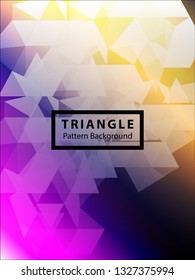 Abstract vector triangle background for use in design in eps 10  Applicable for design cover, presentation, invitation, flyer, annual report, poster and business card, desing packaging – Vector