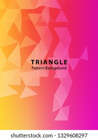 Abstract vector triangle background for use in design in eps 10  Applicable for design cover, presentation, invitation, flyer, annual report, poster and business card, desing packaging – Vector