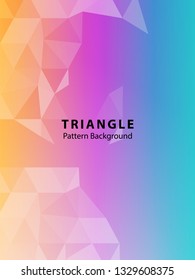 Abstract vector triangle background for use in design in eps 10  Applicable for design cover, presentation, invitation, flyer, annual report, poster and business card, desing packaging – Vector