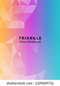 Abstract vector triangle background for use in design in eps 10  Applicable for design cover, presentation, invitation, flyer, annual report, poster and business card, desing packaging – Vector