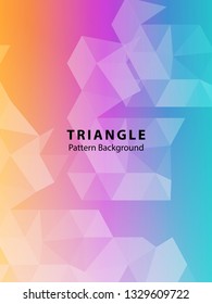 Abstract vector triangle background for use in design in eps 10  Applicable for design cover, presentation, invitation, flyer, annual report, poster and business card, desing packaging – Vector