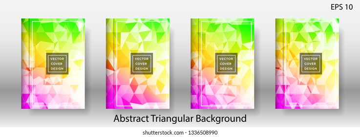 Abstract vector triangle background for use in design in eps 10 Applicable for design cover, presentation, invitation, flyer, annual report, poster and business card, desing packaging - Vector