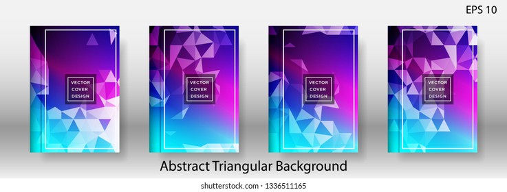 Abstract vector triangle background for use in design in eps 10 Applicable for design cover, presentation, invitation, flyer, annual report, poster and business card, desing packaging - Vector