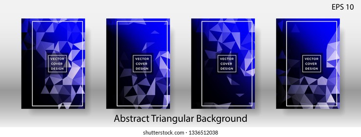 Abstract vector triangle background for use in design in eps 10 Applicable for design cover, presentation, invitation, flyer, annual report, poster and business card, desing packaging - Vector