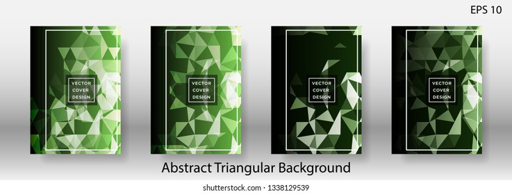 Abstract vector triangle background for use in design in eps 10 Applicable for design cover, presentation, invitation, flyer, annual report, poster and business card, desing packaging - Vector